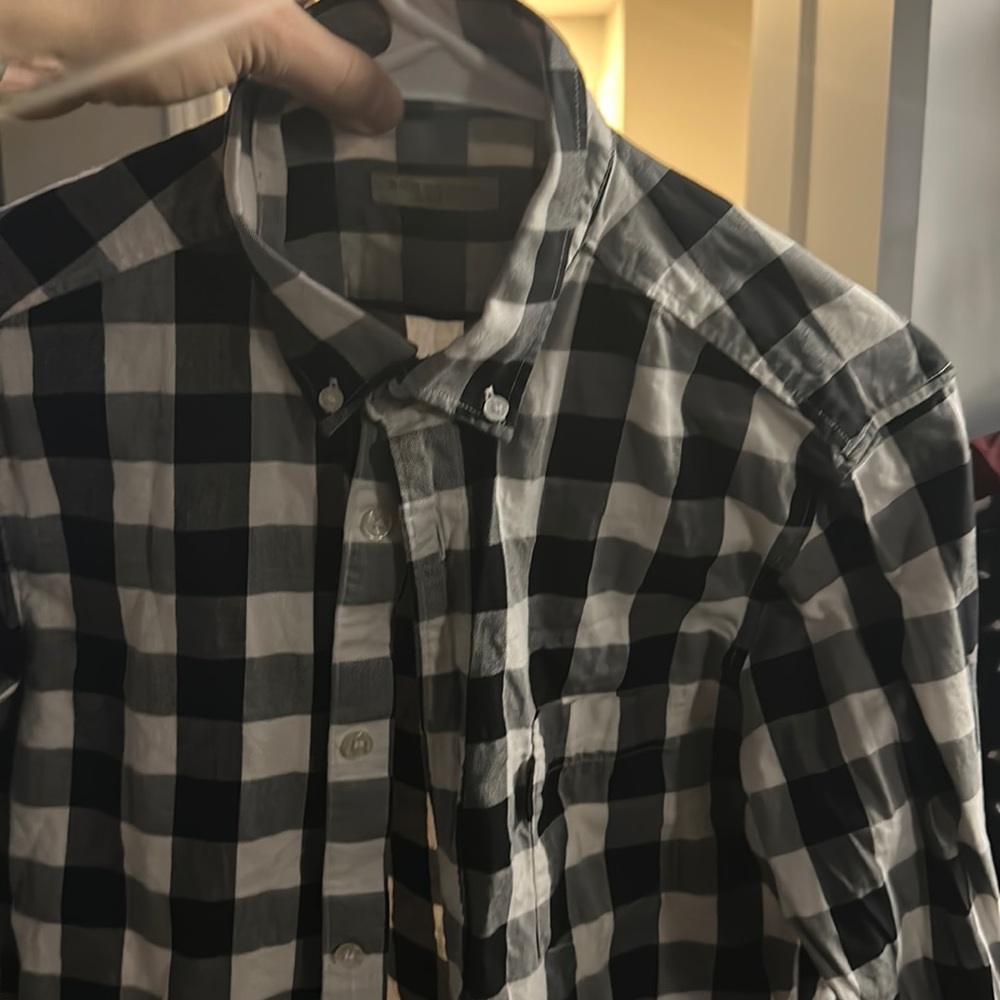 Like new Burberry shirt used once very nice shirt